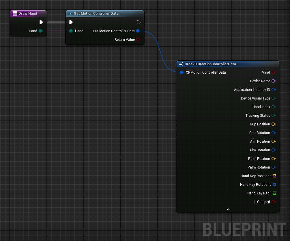 Breaking the XR Motion Controller Data node