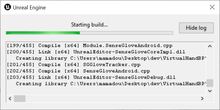 Plugin Installation through Microsoft Azure DevOps Repositories - Building missing modules progress dialog