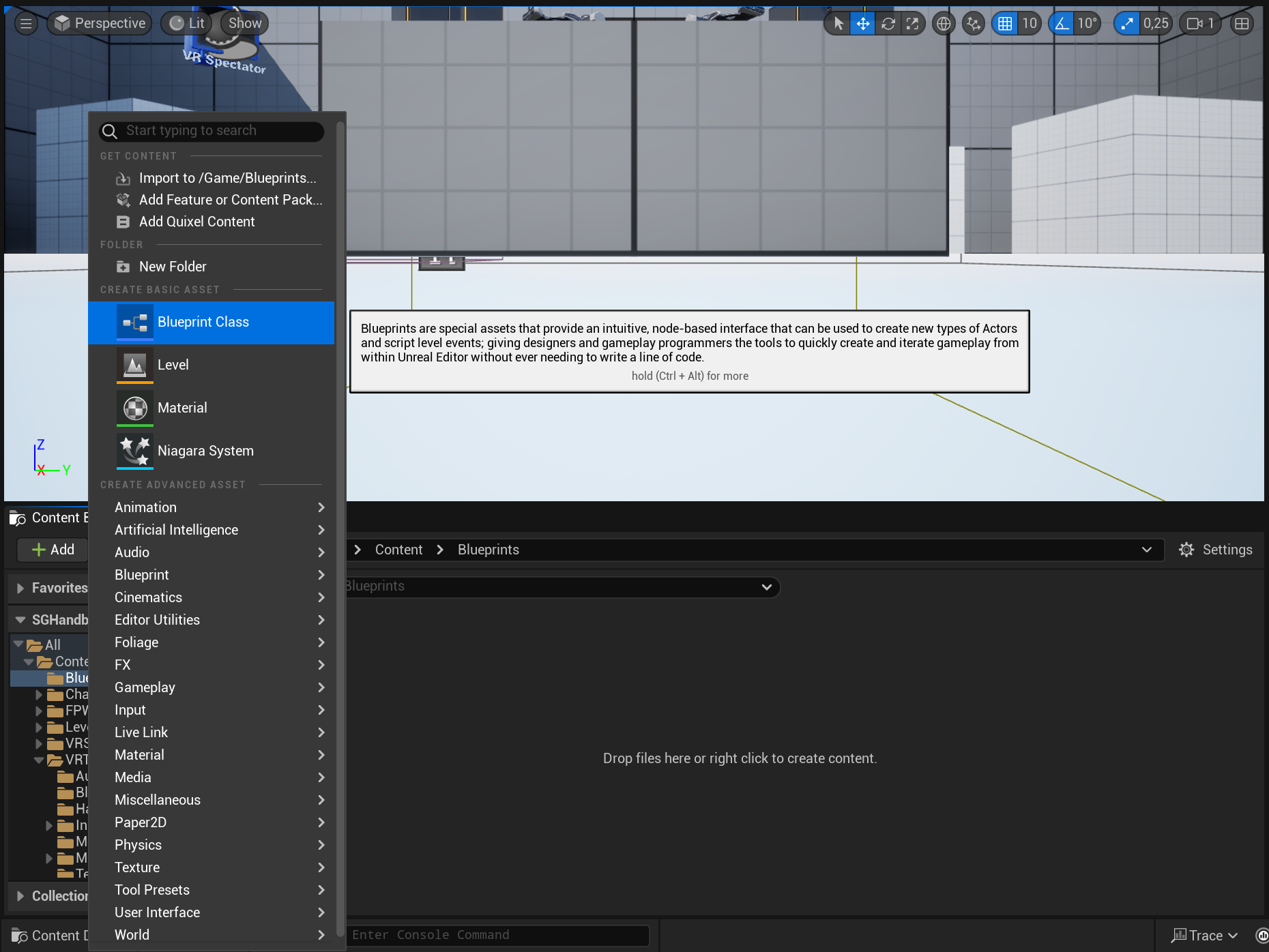 Extending SGPlayerController - Adding a Blueprint Class