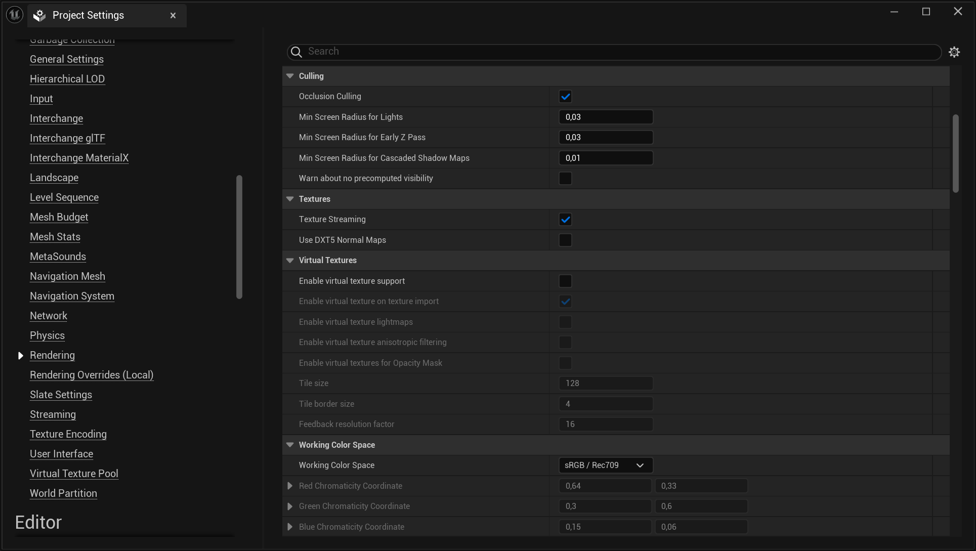 Optimizing Unreal Projects for Mobile - Rendering Settings - Culling