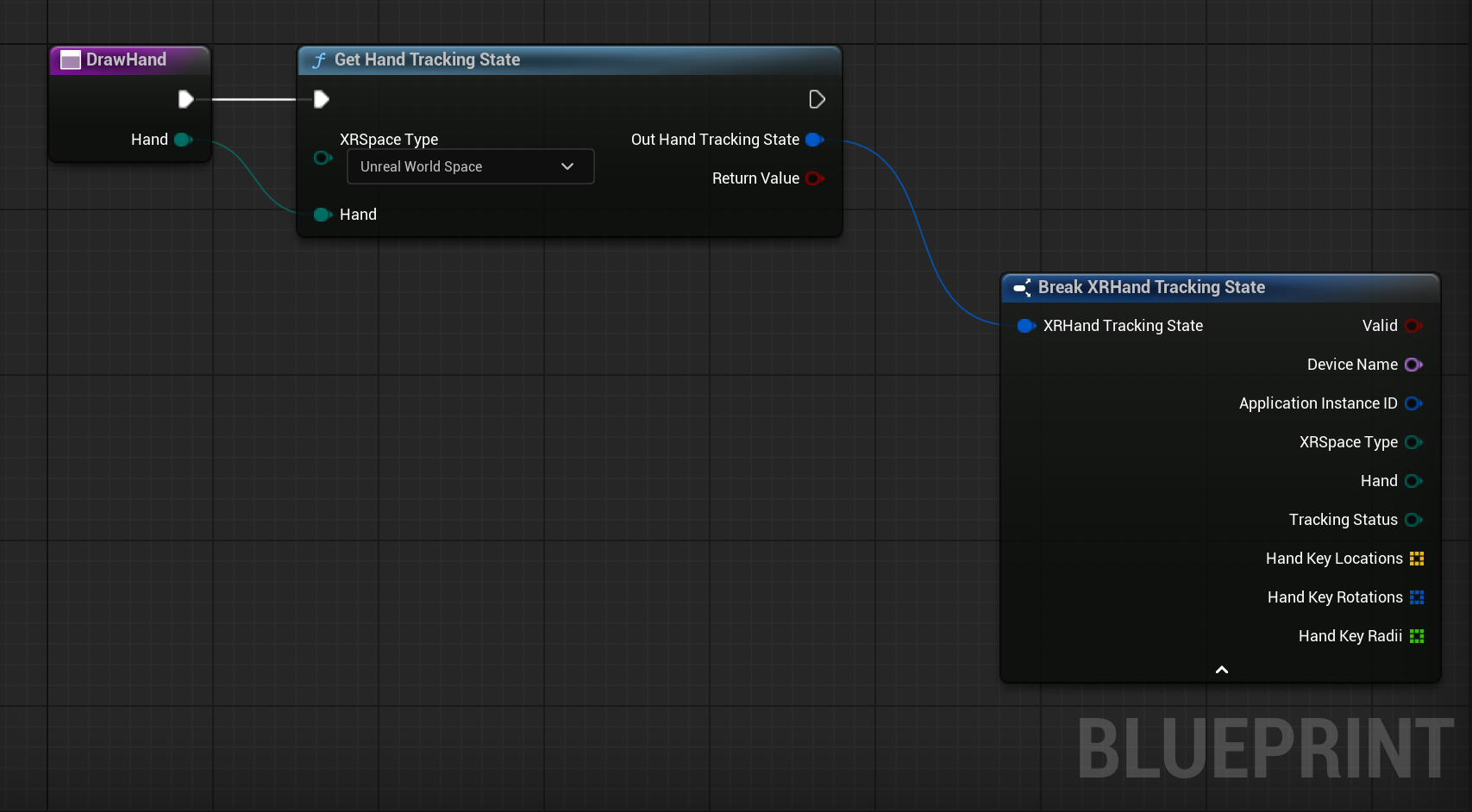 Breaking the XR Hand Tracking State Data node