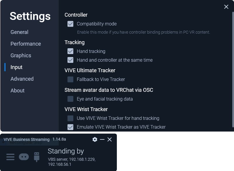 VIVE Business Streaming - Hand tracking - Enabling XR_EXT_hand_tracking