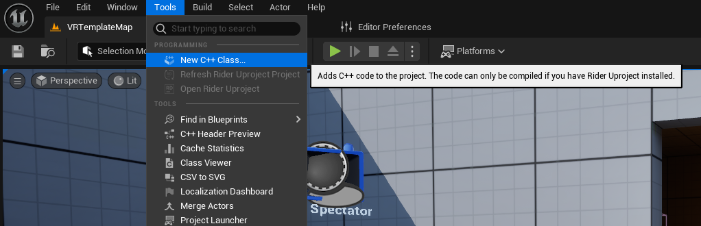Creating a new C++ class Creating a new C++ class