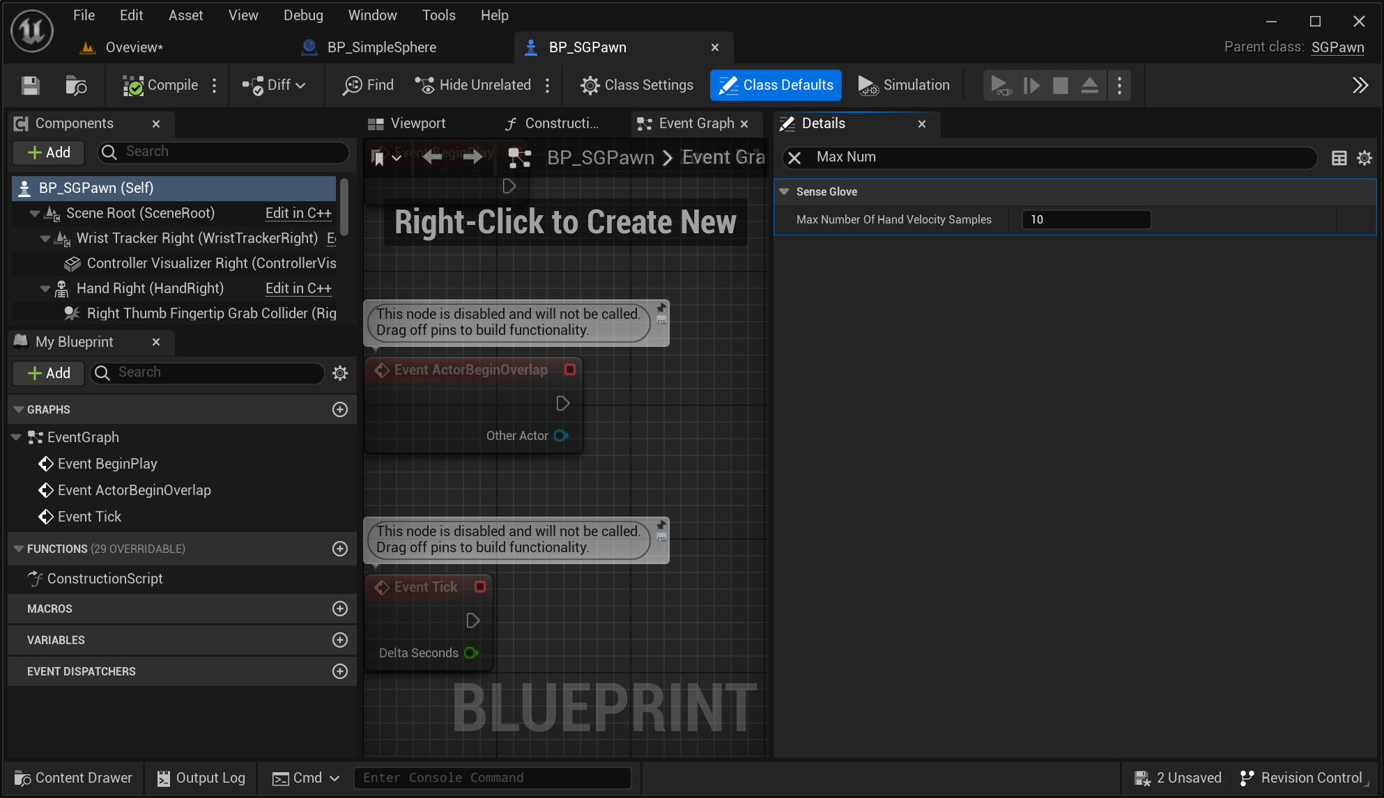 Setting up the Grab/Release System - Max number of hand velocity samples on release Setting up the Grab/Release System - Max number of hand velocity samples on release