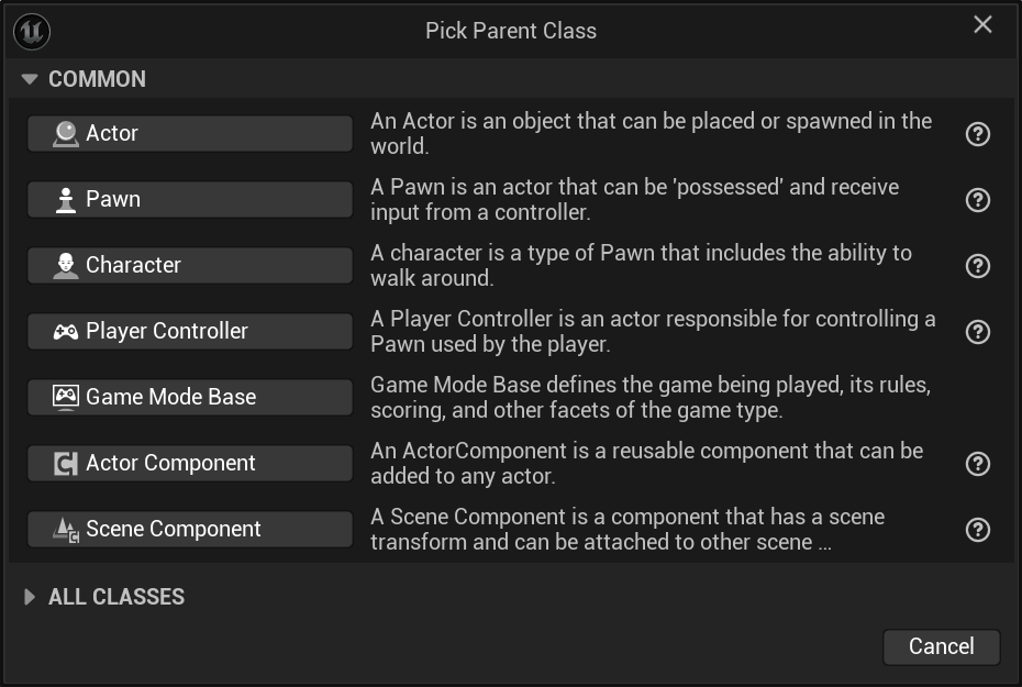 Extending SGGameModeBase - Picking a Parent Class Extending SGGameModeBase - Picking a Parent Class