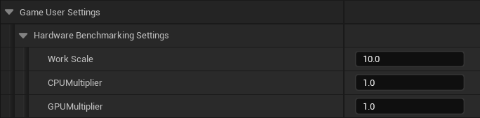 The Game User Settings The Game User Settings