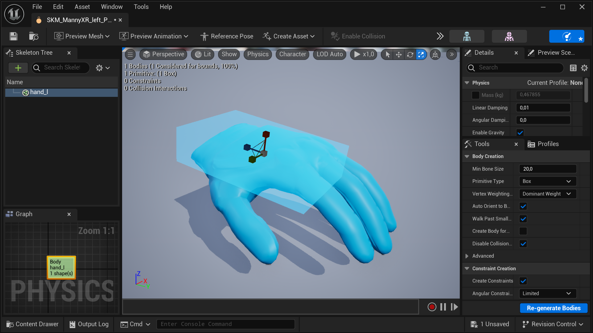 Setting up the Rigid Bodies - The adjust phsyics body Setting up the Rigid Bodies - The adjust phsyics body