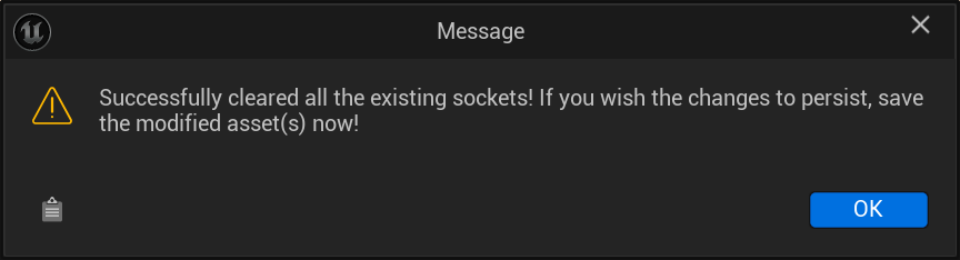 [Clearing All Existing Sockets - Success Clearing All Existing Sockets - Success