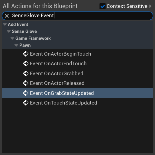 SGPawn Events