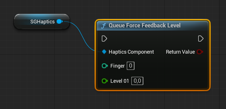 SGHapticsComponent - Blueprint function: Queue Force Feedback Level SGHapticsComponent - Blueprint function: Queue Force Feedback Level