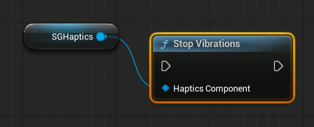 SGHapticsComponent - Blueprint function: Stop Vibrations SGHapticsComponent - Blueprint function: Stop Vibrations