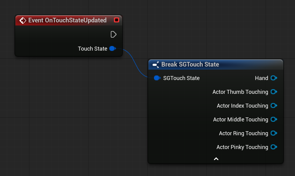 Blueprint Event OnTouchStateUpdated