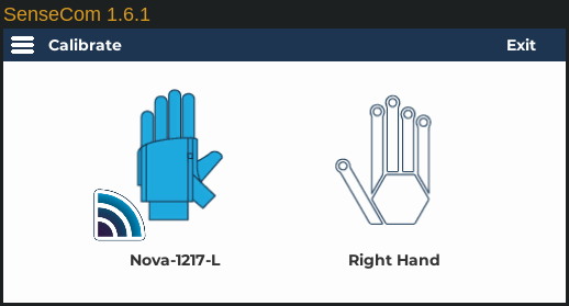 SenseCom on GNU/Linux - A successful SenseCom and Nova Glove connection