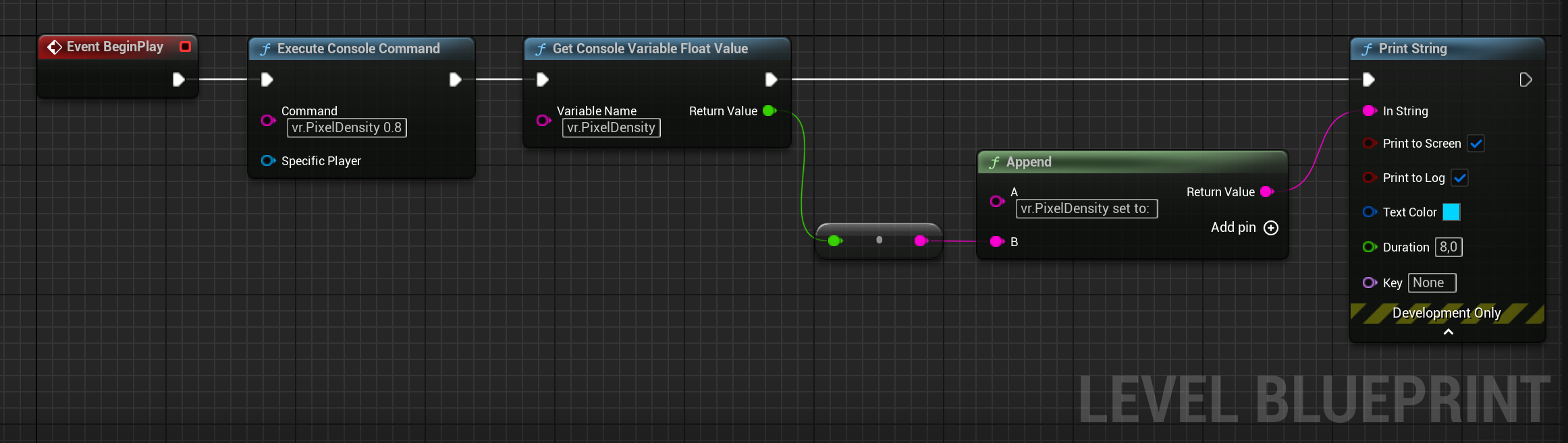 HTC VIVE Specific Optimizations in Standalone Mode - Setting a custom pixel density