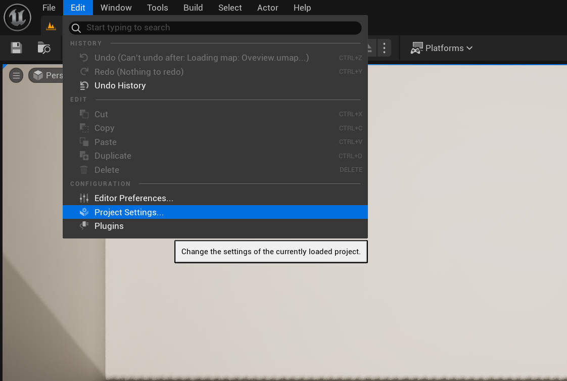 Plugin Settings - Accessing the SenseGlove Unreal Engine Plugin Settings